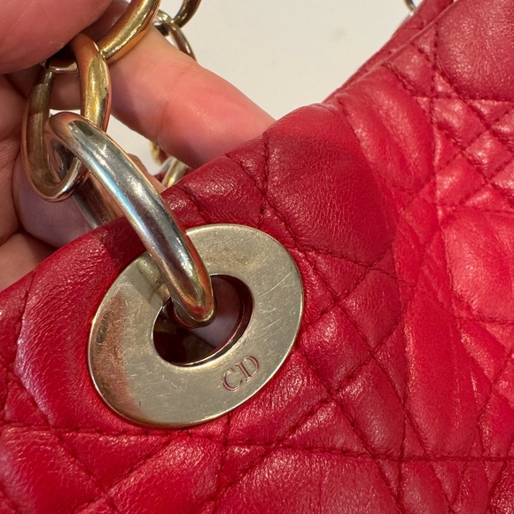 Authentic Dior Cannage chained tote bag - Picture 11 of 15